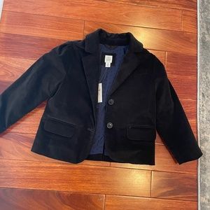 GAP new Velvet toddler boys blazer